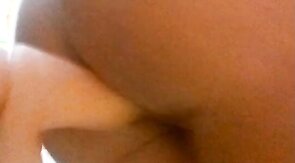 Public bathroom suction dildo!