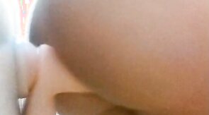 Public bathroom suction dildo!