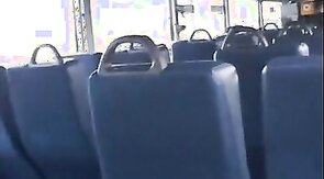 Jerking off on the bus....Big Cum Shot