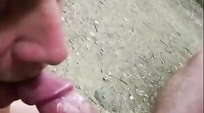 Outdoor Blowjob & Facial