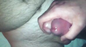 Cocks rubbed together and cum