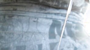 Beautiful cum flow swallowed up close