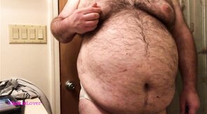 CankleLover belly, breast, and clitty stroking