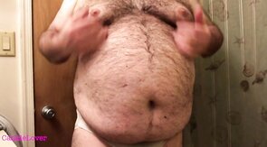 CankleLover belly, breast, and clitty stroking