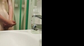 Huge cock and hot cumshot