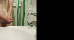 Huge cock and hot cumshot