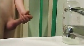 Huge cock and hot cumshot