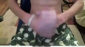 Webcam boy from Newcastle Wanks his Huge Cock