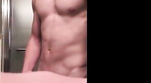 Jerking In The Bathroom