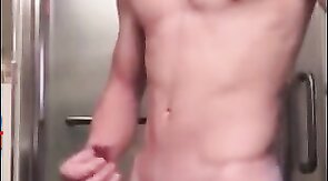 Jerking In The Bathroom