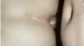 Seeded hole gets fucked again by big dick BAREBACK