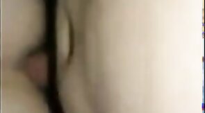 Seeded hole gets fucked again by big dick BAREBACK