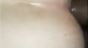 Seeded hole gets fucked again by big dick BAREBACK