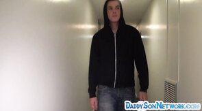 Jockstrap amateur stud barebacked by BF after outdoor B