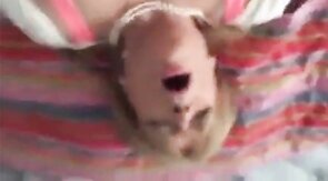 Face expressions while anal fucked