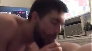 McHale gets his massive shaft milked, and bust for him too