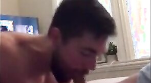 McHale gets his massive shaft milked, and bust for him too