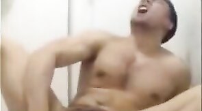 Asian Stud Rides & Fucks Himself with a Dildo ( No Cum )
