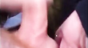 Chav outdoor blowjob