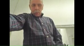 Old guy masturating