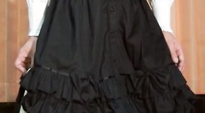 Crossdresser with Fucking Machine