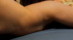 Bed humping condom fill cum