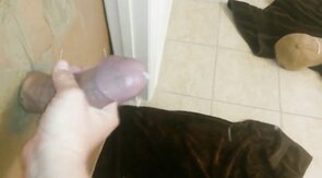 Homemade gloryhole big cock