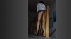 Sissy slut plugged - kinky cowgirl