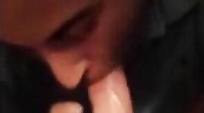 Arab Slave Swallows Verbal White Master Cum