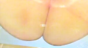 rubbing my big fat ass on a glass table