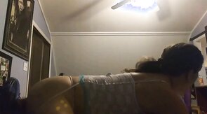 Sissy Kayla vs two dildos