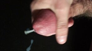 HD Close up jacking my cock with squirting cumshot