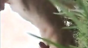Exhibition College boy jock strips jerks and cum outside