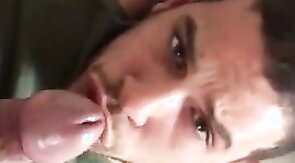 pouring out while moaning