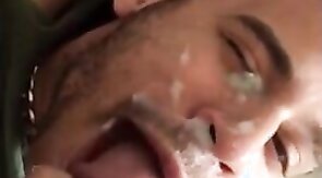 pouring out while moaning