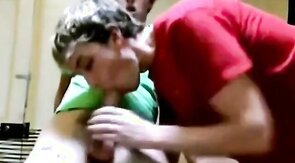 Twink Boyfriends Blowjobg And Bareback On Table
