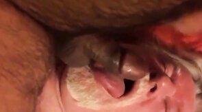 Daddy sucking  cub