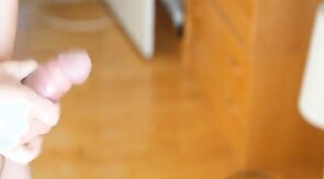 Danish Boy - Creamy cumshot while wearing buttplug