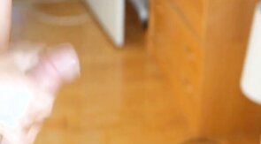 Danish Boy - Creamy cumshot while wearing buttplug