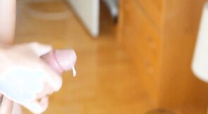 Danish Boy - Creamy cumshot while wearing buttplug