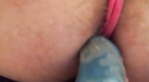 Virgin sissy boy first dildo ass fuck