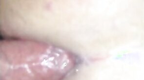 Barebacking married guy in pantyhose and panties