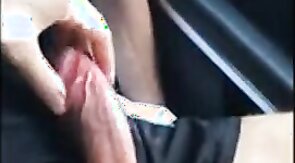 Me milk Powerman666 big cock in his car in a forest