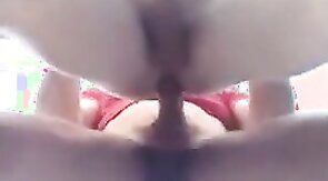 Amateur Gets Bred and Creampied Outdoor by Thick Cock