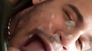 pouring out while moaning