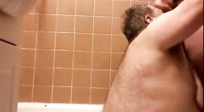 Me and mr. Billy in the tub