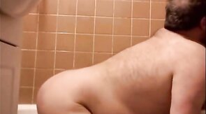 Me and mr. Billy in the tub