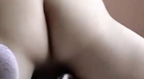 Humping orgasm ass closeup