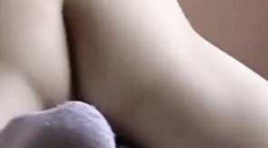 Humping orgasm ass closeup