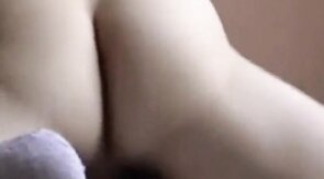 Humping orgasm ass closeup